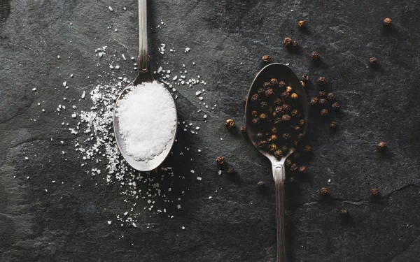  Salt And Pepper In Teaspoons by Sarah Pflug