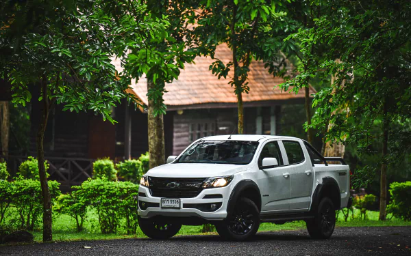 white car Chevrolet car vehicle Chevrolet Colorado HD Desktop Wallpaper | Background Image