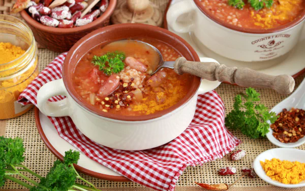 food soup HD Desktop Wallpaper | Background Image