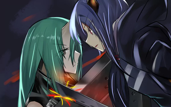 Hoshiguma (Arknights) Ch'en (Arknights) video game Arknights HD Desktop Wallpaper | Background Image