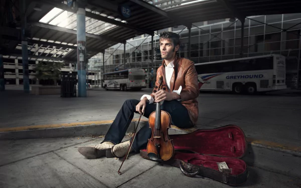 violin music musician HD Desktop Wallpaper | Background Image