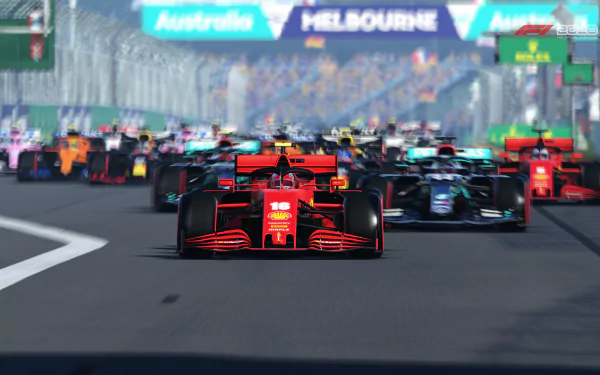 Scuderia Ferrari SF1000 video game F1 2020 HD Desktop Wallpaper | Background Image