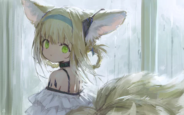 animal ears Anime Original HD Desktop Wallpaper | Background Image