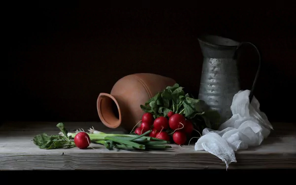 radish food still life HD Desktop Wallpaper | Background Image