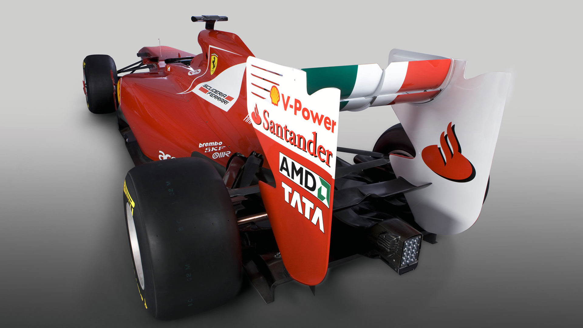Ferrari F150 2011 F1 sports car in high-resolution desktop wallpaper.