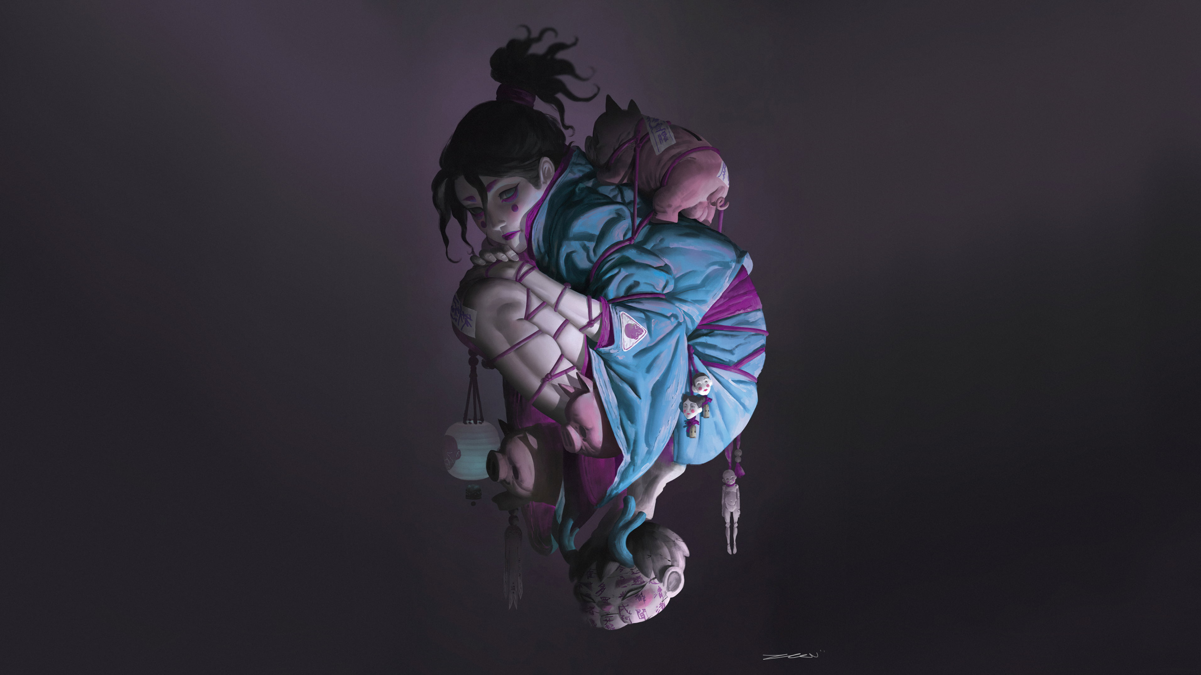 奇幻女性4k Ultra 高清壁纸 桌面背景 3840x2160