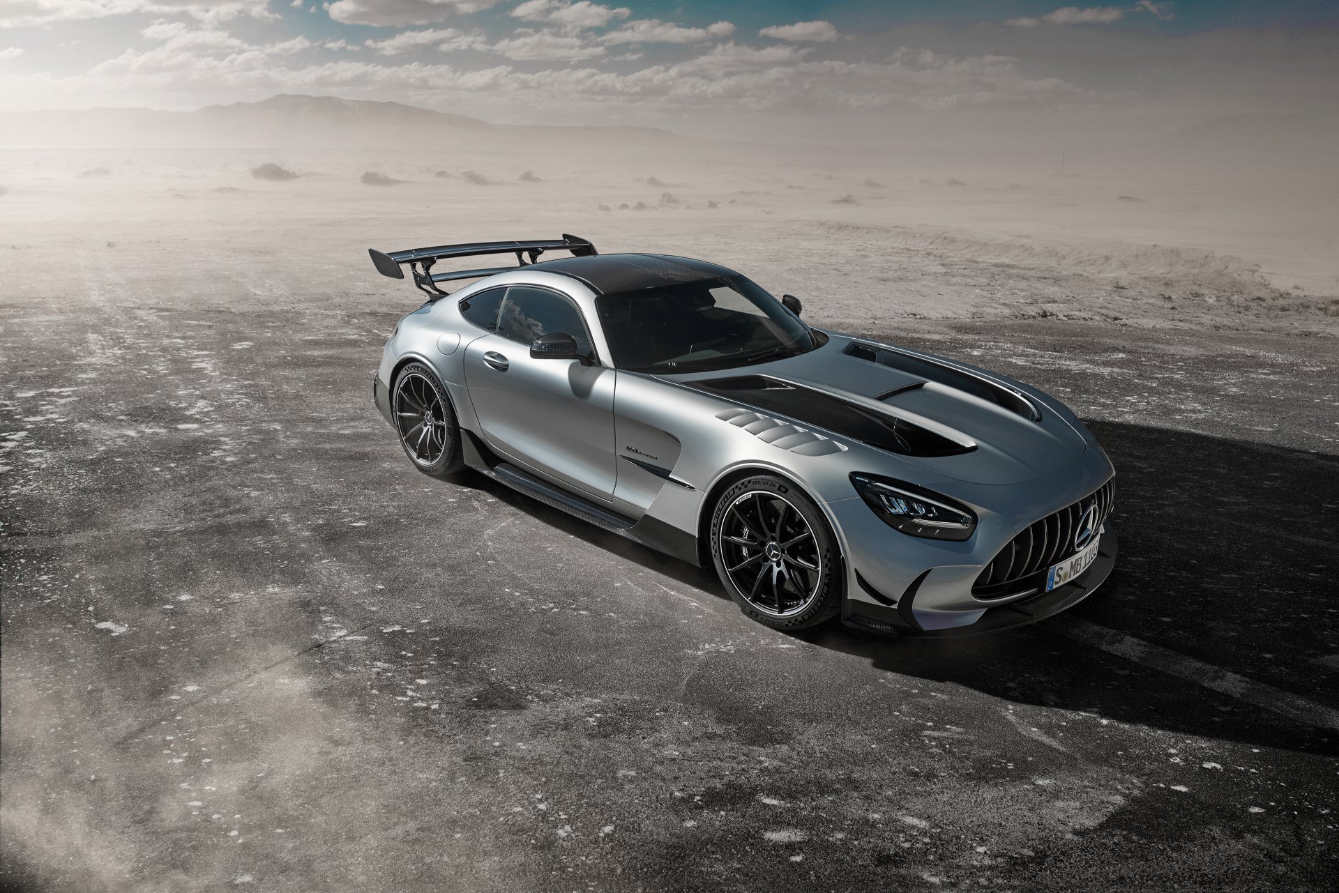 Download Supercar Silver Car Car Mercedes-AMG Vehicle Mercedes-AMG GT 4k Ultra HD Wallpaper by Philipp Rupprecht