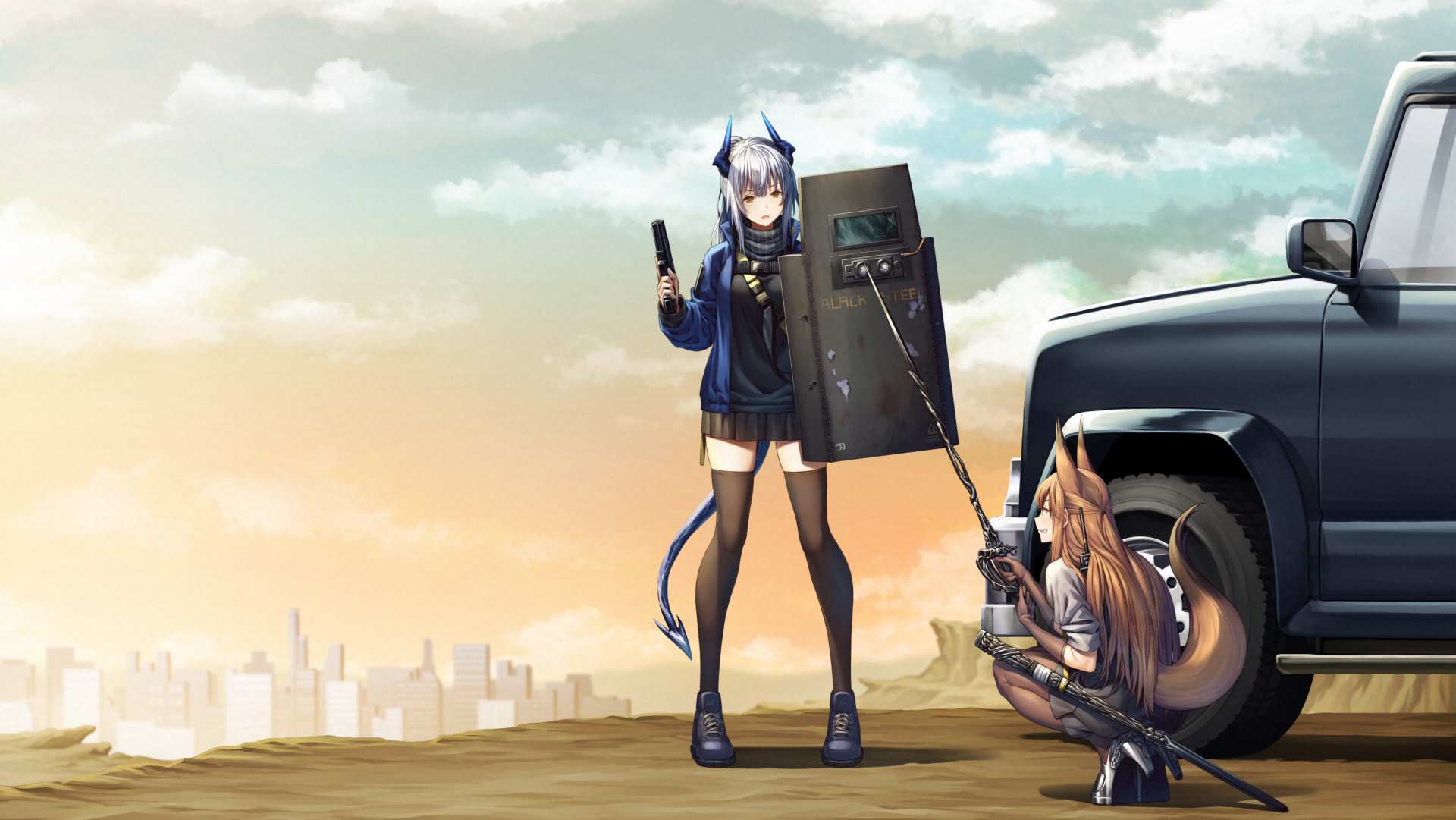 Download Liskarm (Arknights) Franka (Arknights) Video Game Arknights HD Wallpaper by なならん。