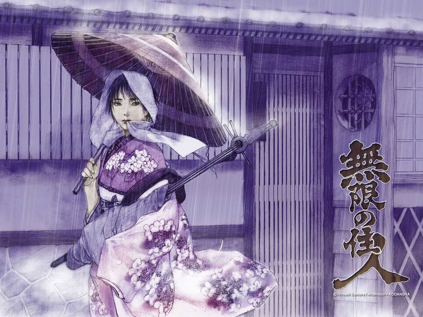 Download Rin Asano Anime Blade Of The Immortal Wallpaper
