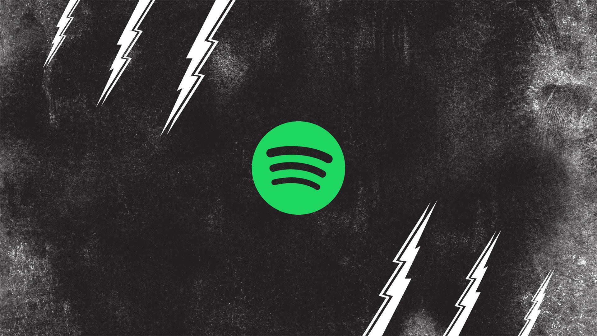 Spotify Logo with black background