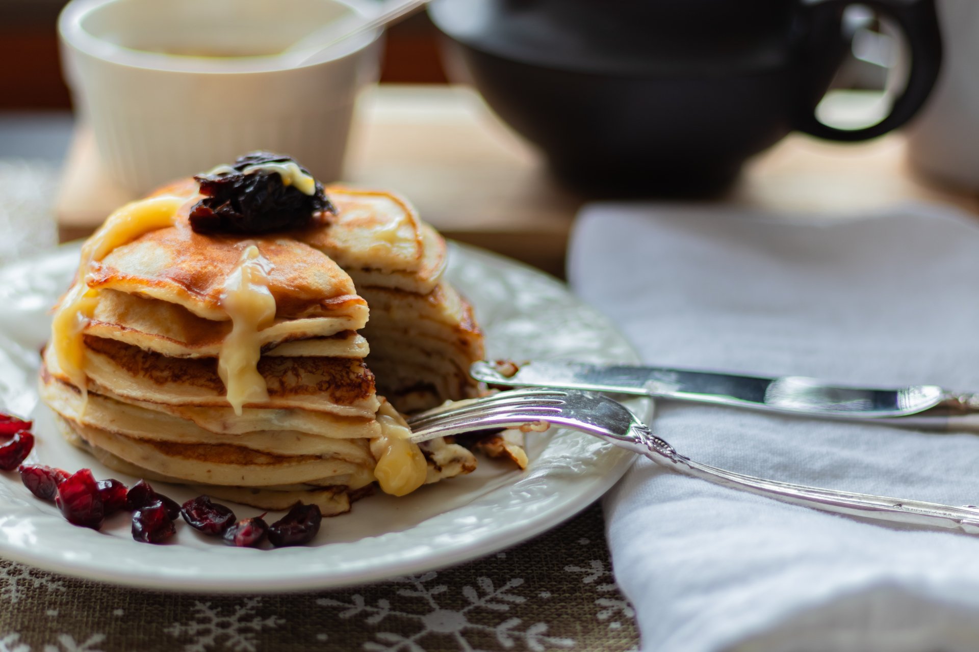 Download Food Pancake 4k Ultra HD Wallpaper by Melanie Dompierre