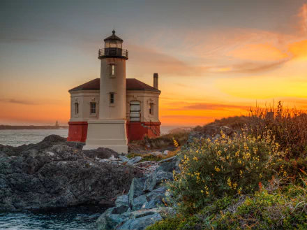  Coquille River Lighthouse, Bandon, Oregon, United States