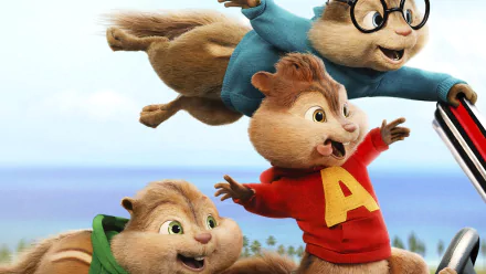 movie Alvin and the Chipmunks: The Road Chip HD Desktop Wallpaper | Background Image