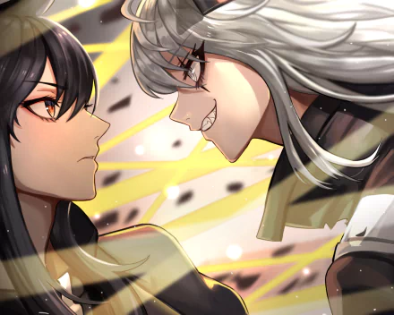 Lappland (Arknights) Texas (Arknights) video game Arknights HD Desktop Wallpaper | Background Image