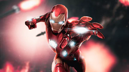 Comic Iron Man HD Desktop Wallpaper | Background Image