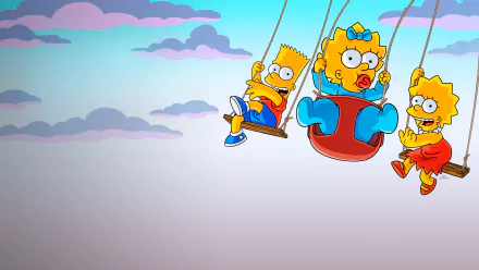 Maggie Simpson Lisa Simpson Bart Simpson TV Show The Simpsons HD Desktop Wallpaper | Background Image