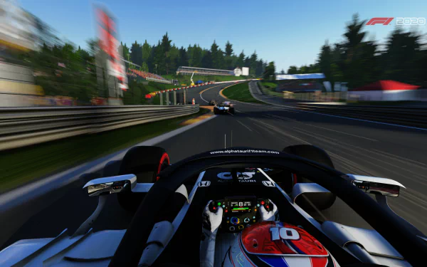 Scuderia AlphaTauri-Honda AT01 video game F1 2020 HD Desktop Wallpaper | Background Image