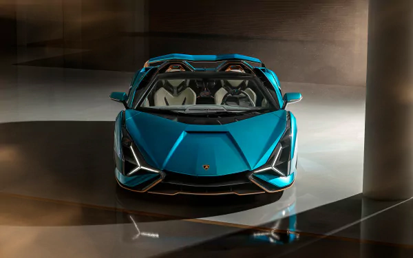 supercar car Lamborghini vehicle Lamborghini Sián FKP 37 Roadster HD Desktop Wallpaper | Background Image