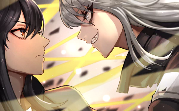 Lappland (Arknights) Texas (Arknights) video game Arknights HD Desktop Wallpaper | Background Image