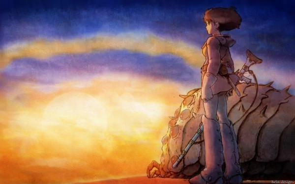 Anime Nausicaa of the Valley of the Wind HD Desktop Wallpaper | Background Image