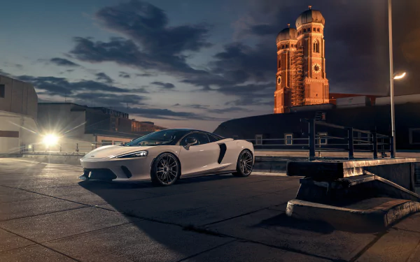 white car supercar McLaren car vehicle McLaren GT HD Desktop Wallpaper | Background Image