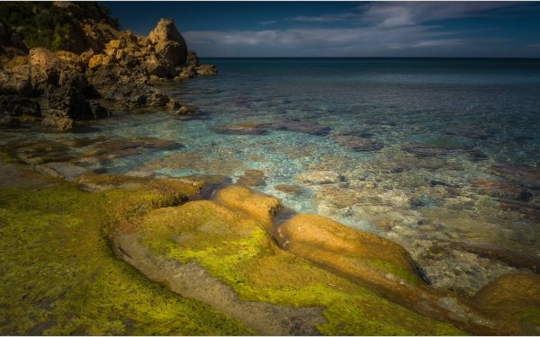 Nature Coastline Sea Stone Malta HD Wallpaper | Background Image