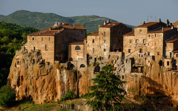 town Tuscany Italy man made Pitigliano HD Desktop Wallpaper | Background Image