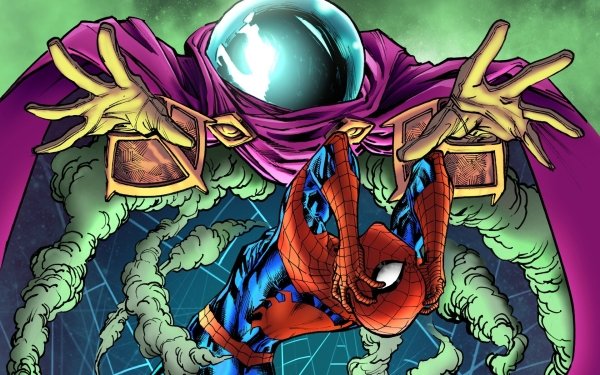 Movie Spider-Man: Far From Home Spider-Man Mysterio HD Wallpaper | Background Image