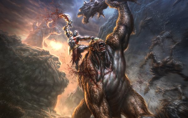 Video Game God Of War III God of War Kratos cyclops HD Wallpaper | Background Image