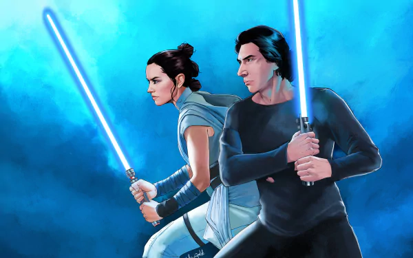 lightsaber Ben Solo Rey (Star Wars) movie Star Wars: The Rise of Skywalker HD Desktop Wallpaper | Background Image