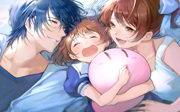 Dango (Clannad) Ushio Okazaki Tomoya Okazaki Nagisa Furukawa Anime Clannad HD Desktop Wallpaper | Background Image