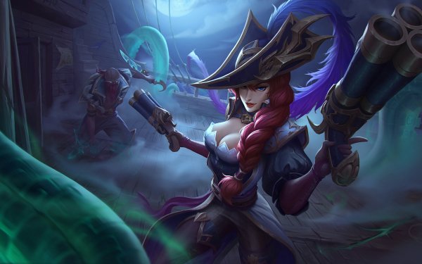 Video Game League Of Legends Miss Fortune Pyke HD Wallpaper | Background Image