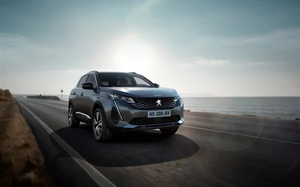 silver car SUV Peugeot 3008 GT Peugeot car vehicle Peugeot 3008 HD Desktop Wallpaper | Background Image