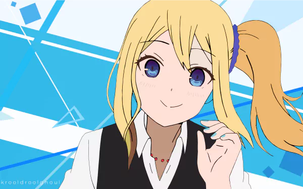 blue eyes Ai Hayasaka Kaguya-sama: Love is War Anime HD Desktop Wallpaper | Background Image