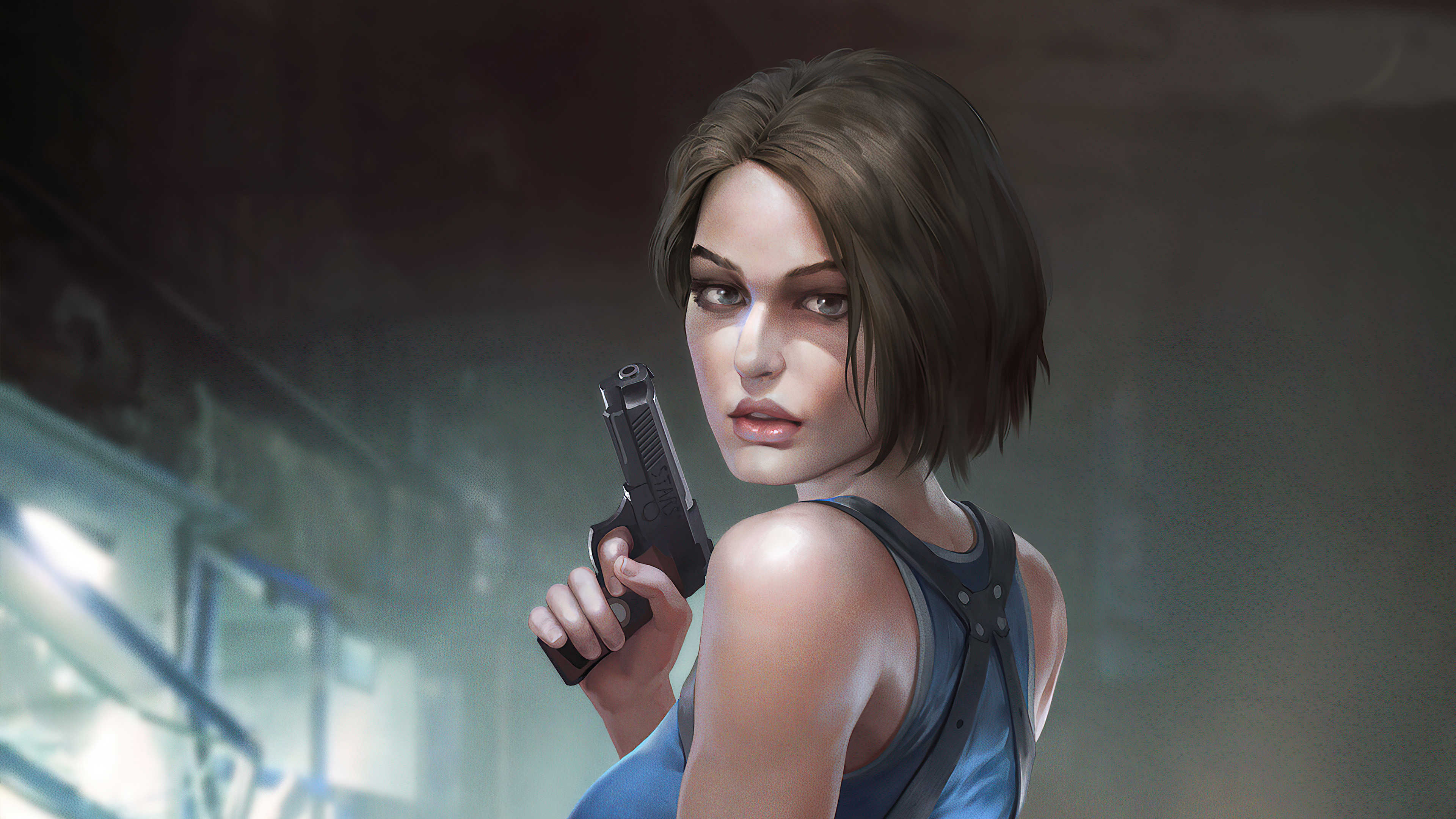 jill valentine with gun resident evil 3 4k hd games Wallpapers, HD  Wallpapers