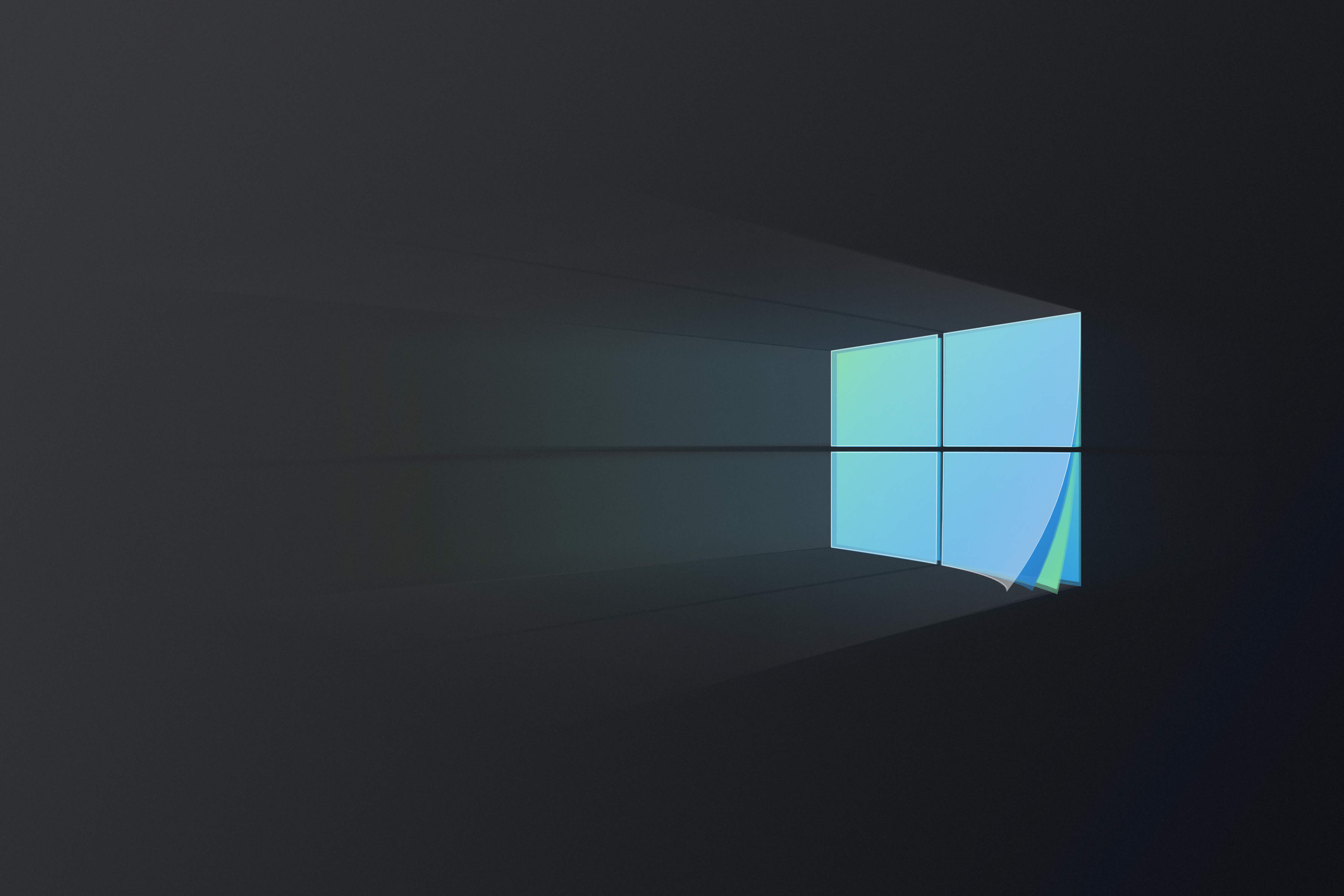 Windows 10 Logo Fluent Design 4k Ultra 高清壁纸 桌面背景 4500x3000