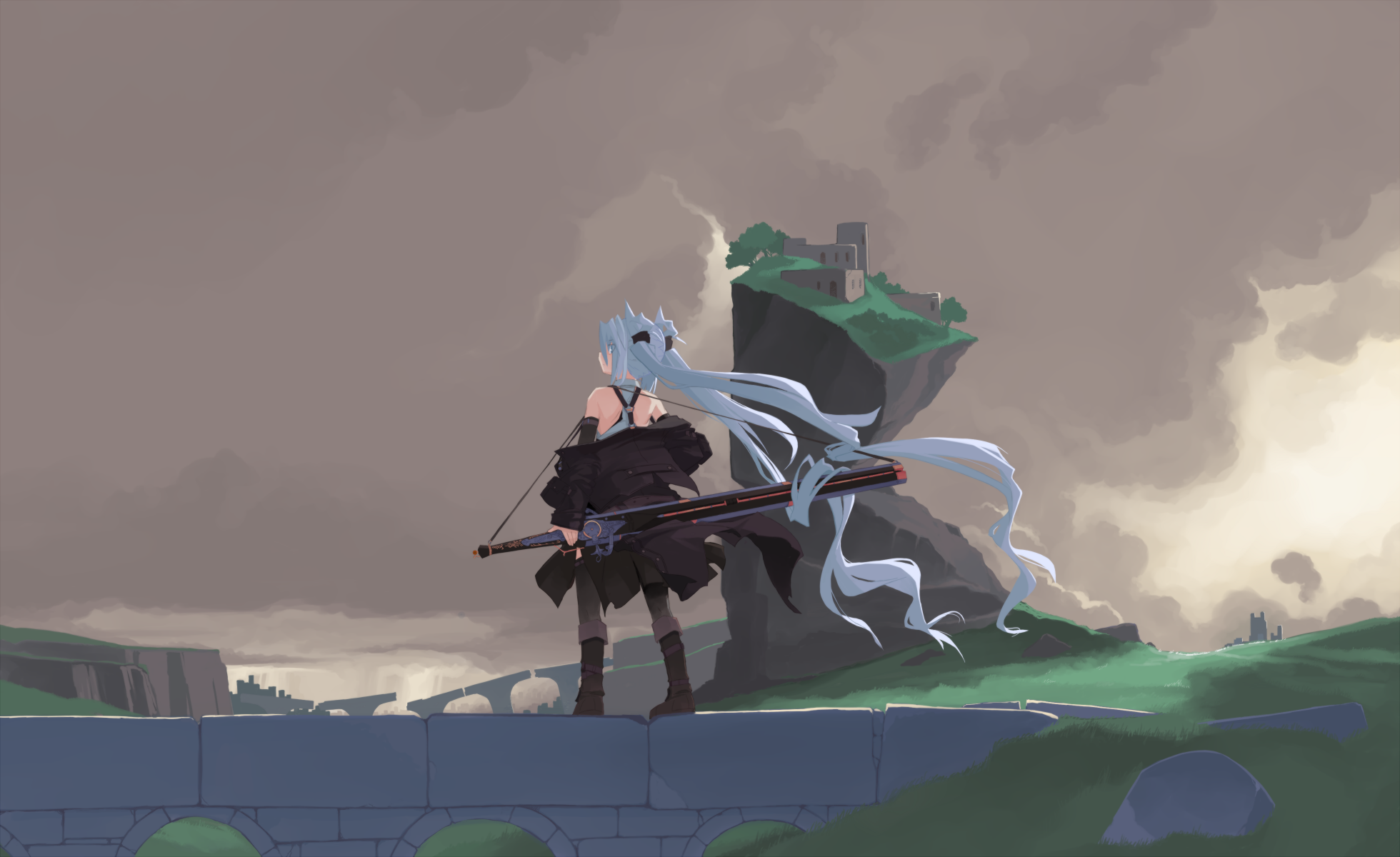 Silver haired echo trainer lll. Sky Blade Caroline