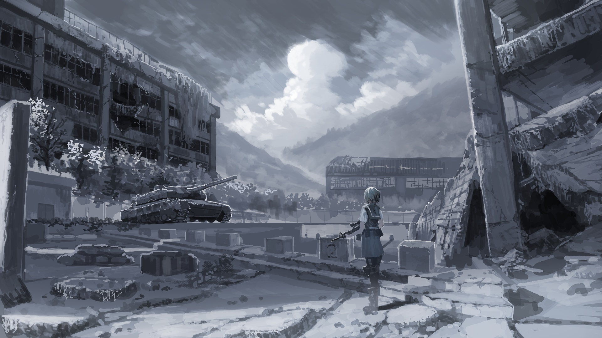 post apocalyptic anime  In Asian Spaces