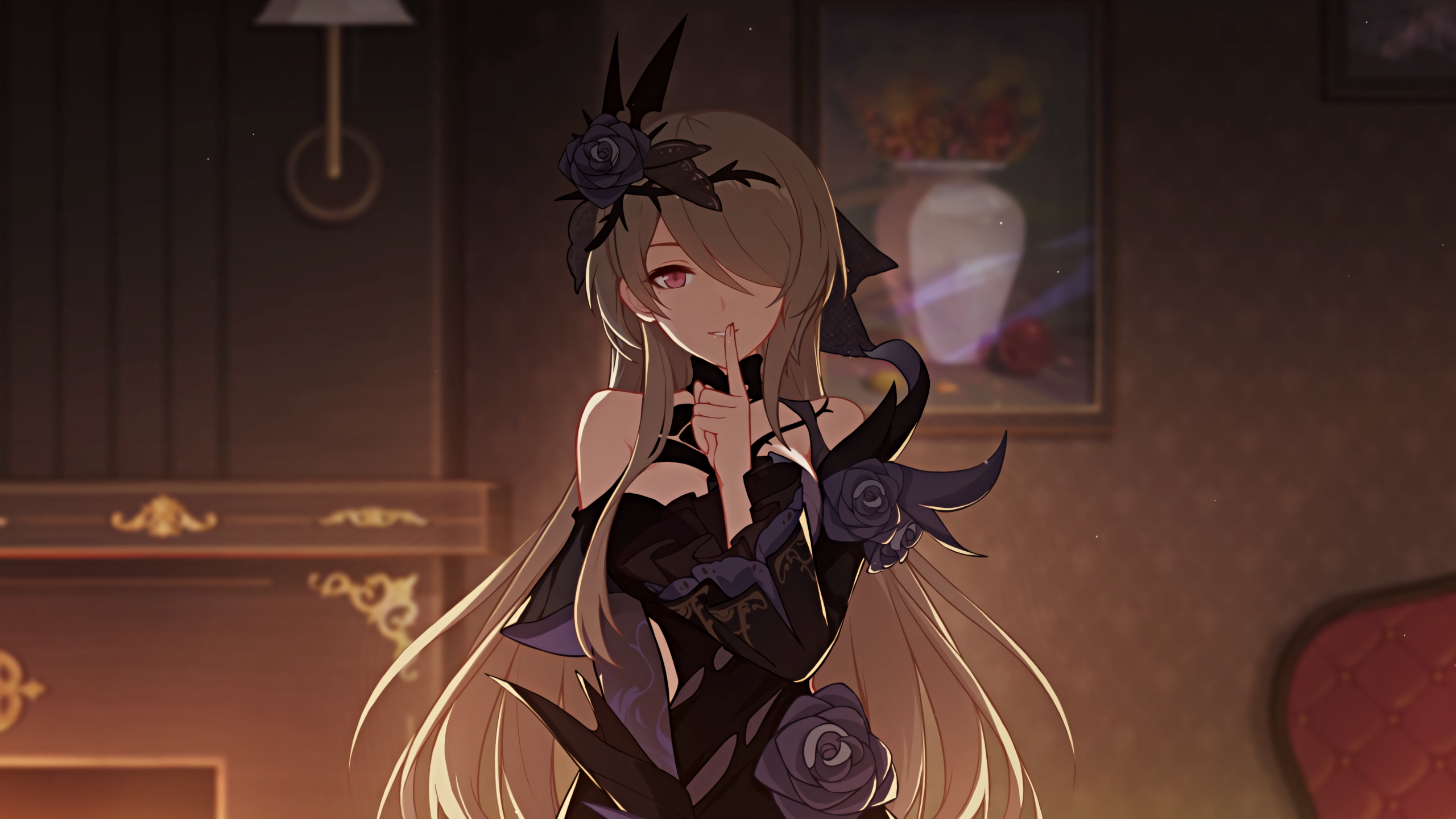 Rita Rossweisse HD Wallpaper Blonde Elegance From Honkai Impact 3rd 