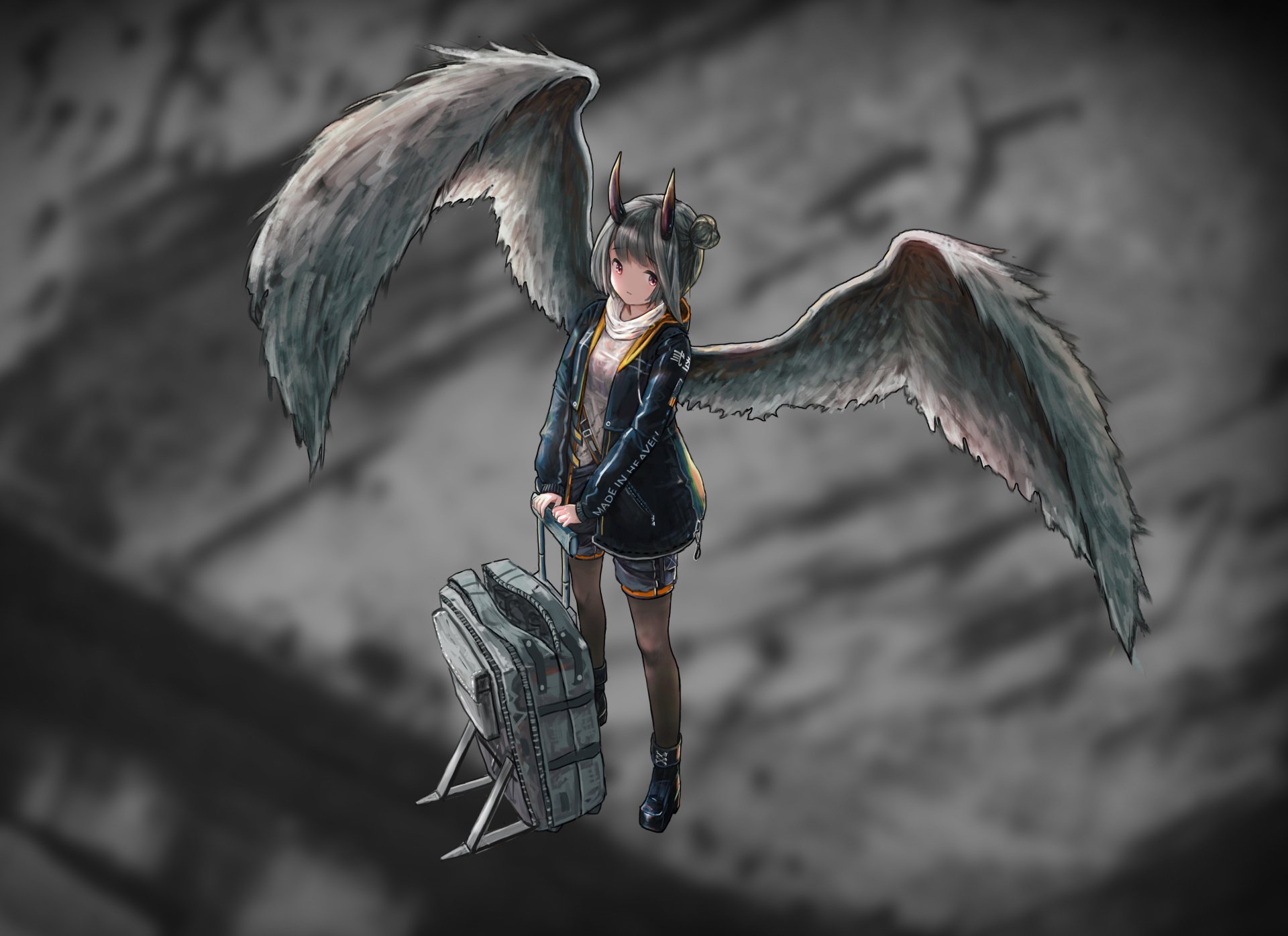 Download Wings Anime Original HD Wallpaper by AKdove