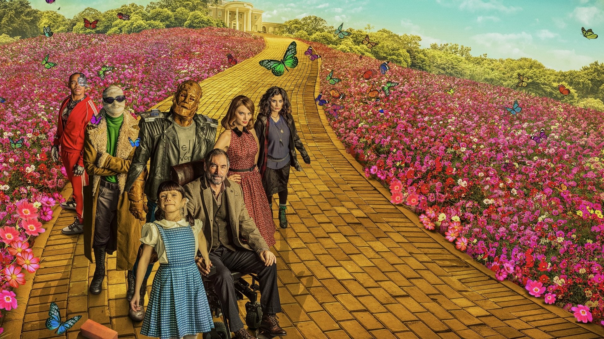 Download Rita Farr Cyborg (DC Comics) Dorothy Spinner Chief (DC Comics) Crazy Jane Elasti-Girl Negative Man Robotman (DC Comics) TV Show Doom Patrol 4k Ultra HD Wallpaper