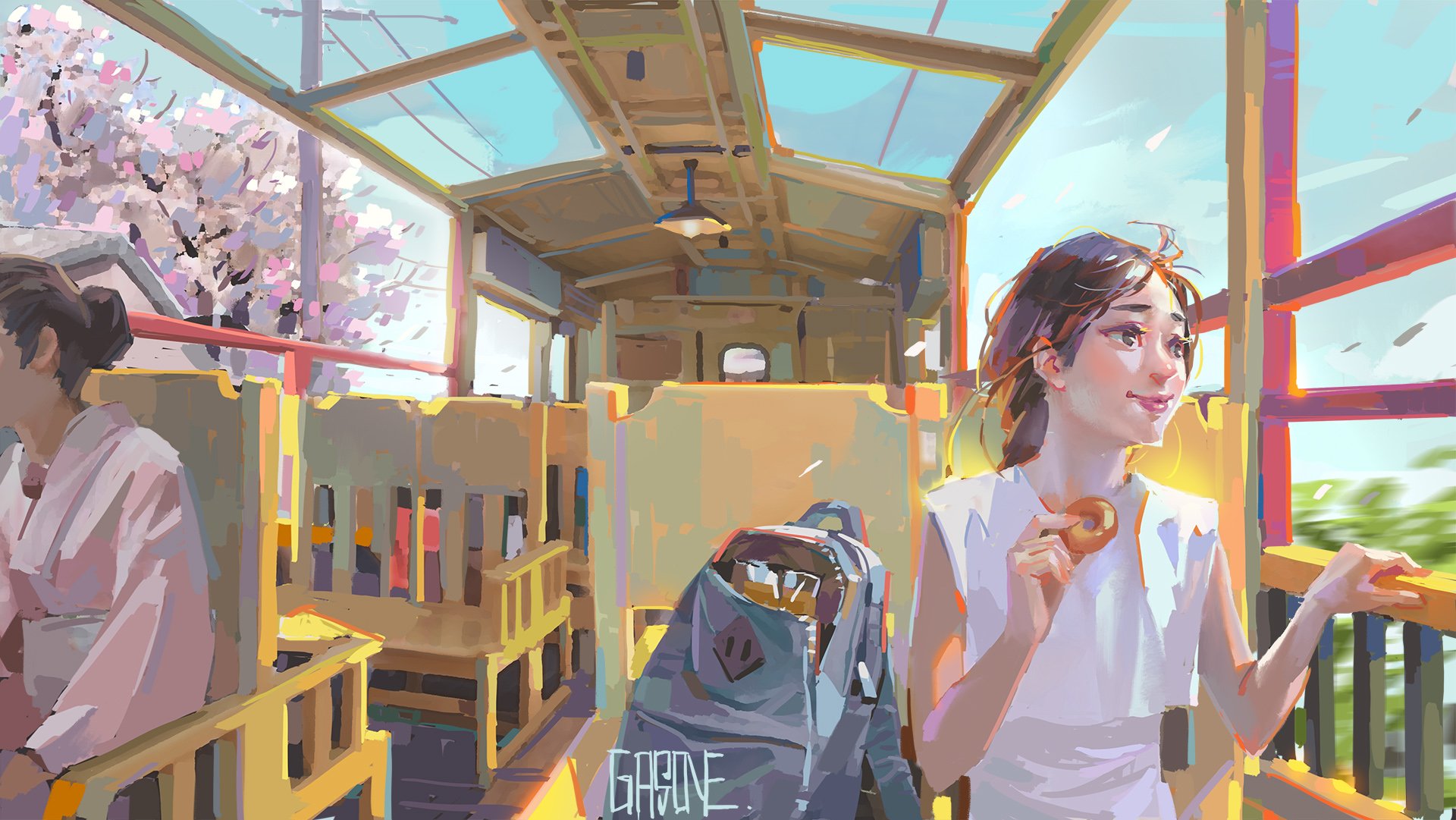 Download Anime Girl Anime Girl HD Wallpaper by Shengyi Sun