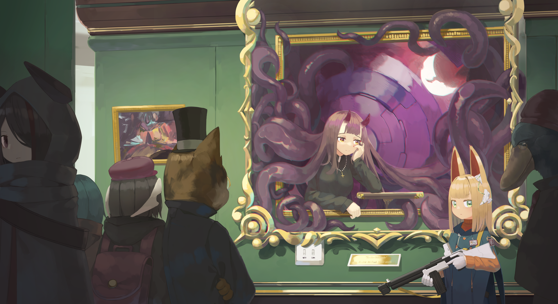 Download Anime Original Museum HD Wallpaper by 妖怪名取