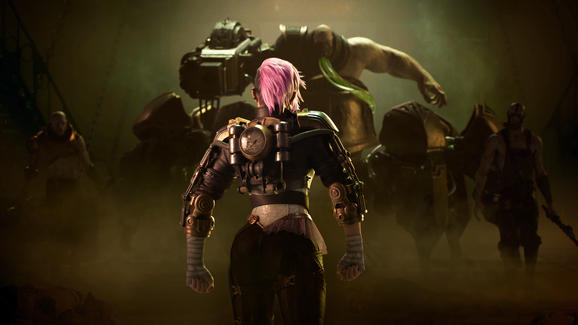 Vi vs Urgot Warriors 2020 8k Ultra HD Duvar kağıdı Arka plan