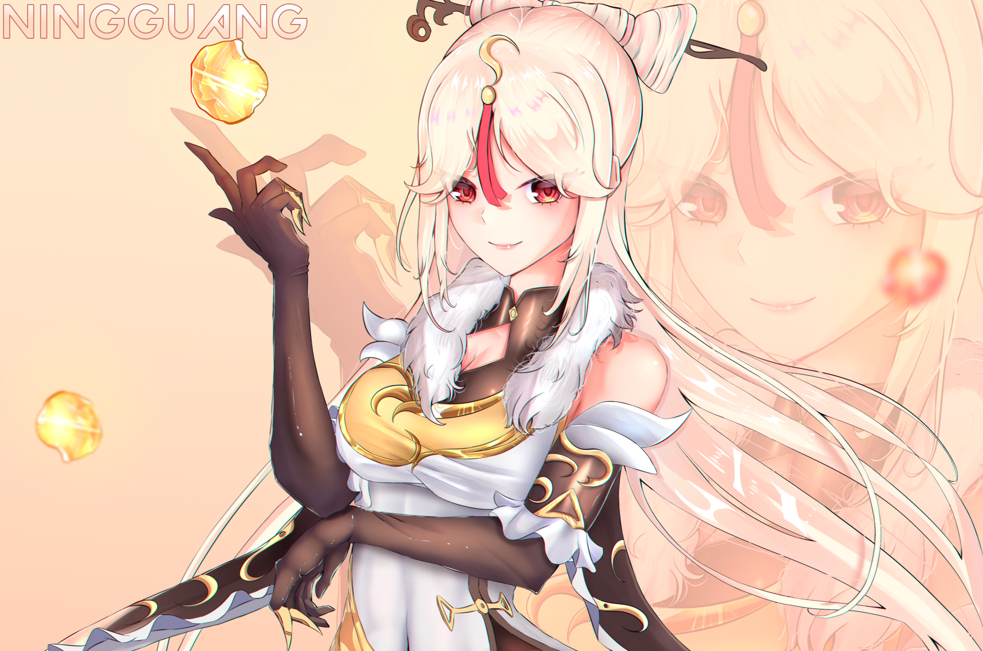 Download Ningguang (Genshin Impact) Video Game Genshin Impact 4k Ultra HD Wallpaper by Ren