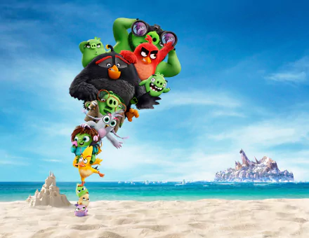 movie The Angry Birds Movie 2 HD Desktop Wallpaper | Background Image