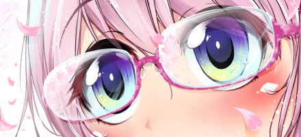 glasses Anime Original HD Desktop Wallpaper | Background Image