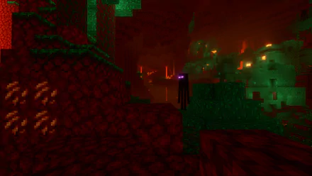 Enderman Nether (Minecraft) video game Minecraft HD Desktop Wallpaper | Background Image