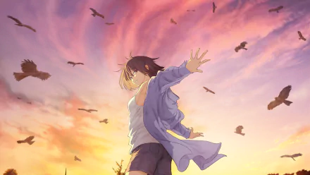 Anime girl anime girl HD Desktop Wallpaper | Background Image