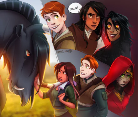 red hair Cal Kestis video game Star Wars Jedi: Fallen Order HD Desktop Wallpaper | Background Image